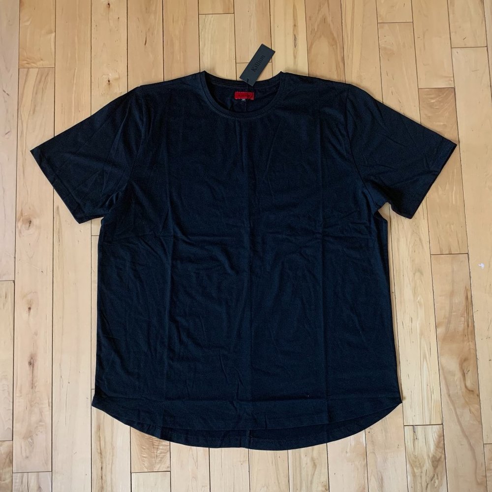 KILLION Men's Black Tee S/S Shirts Crew Neck  2XL